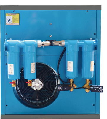 Lazer Kesim İçin Sıkıştırılmış Bisiklet Soğutmalı Kurutucular 16-30bar Skid Monteli